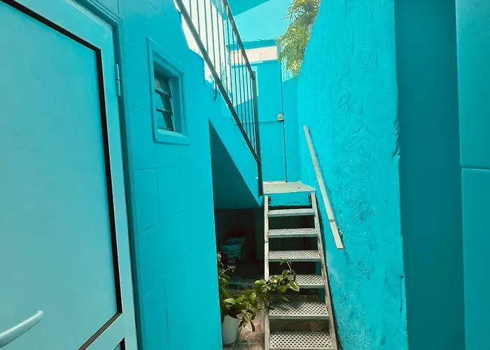 Casa Turquesa En Ferienhaus *